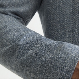 Manci Single-Breasted Herringbone Blazer