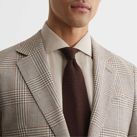 Epsom Check Single-Breasted Blazer