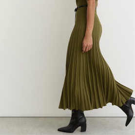 Harriet Pleated Knitted Dress