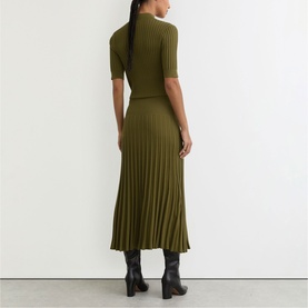 Harriet Pleated Knitted Dress