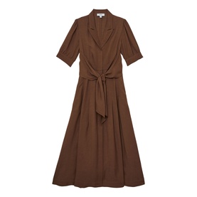 Tessera Belted Shirt Dress