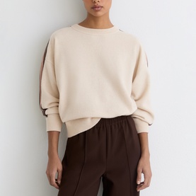 Carli Side-Stripe Sweater