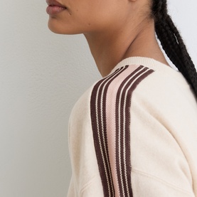 Carli Side-Stripe Sweater