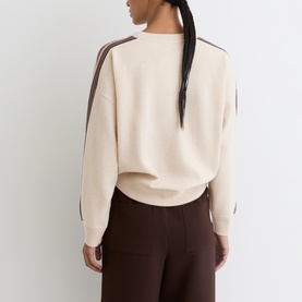 Carli Side-Stripe Sweater