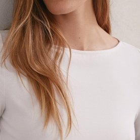 Ellie Fitted Solid T-Shirt