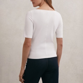 Ellie Fitted Solid T-Shirt