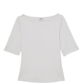 Ellie Fitted Solid T-Shirt