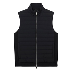 Newford Quilted Knitted Gilet