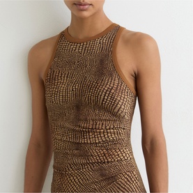 Lola Snake Racer Bodycon Dress