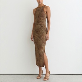Lola Snake Racer Bodycon Dress