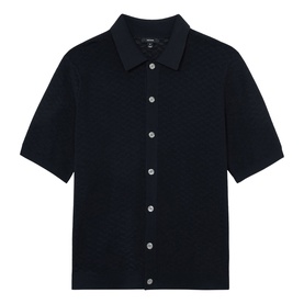 Phoenix Textured-Knit Shirt