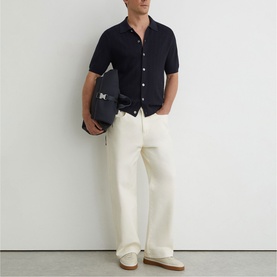 Phoenix Textured-Knit Shirt