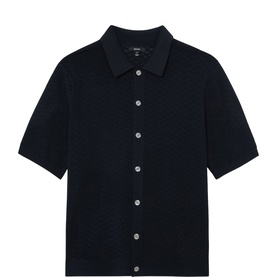 Phoenix Textured-Knit Shirt