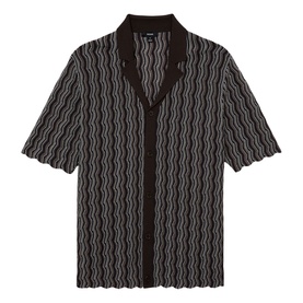 Drake Wavy Striped Knitted Casual Shirt