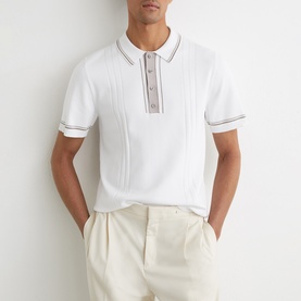 Rothwell Tipped Knit Polo Shirt