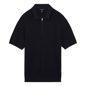 Estate Half-Zip Knitted Polo Shirt