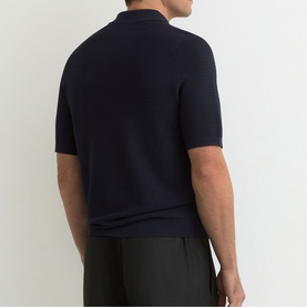 Estate Half-Zip Knitted Polo Shirt