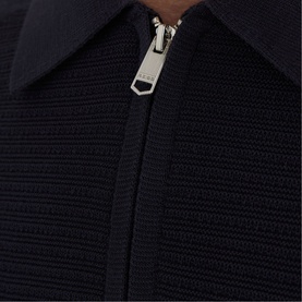Estate Half-Zip Knitted Polo Shirt
