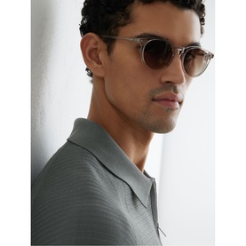Estate Textured Zip Polo Shirt