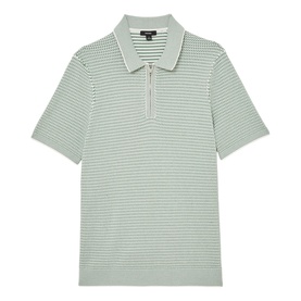 Brink Half-Zip Knitted Polo Shirt