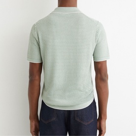 Brink Half-Zip Knitted Polo Shirt
