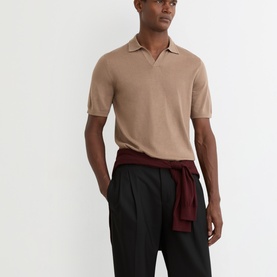 Duchie Knitted Polo Sweater