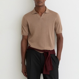 Duchie Knitted Polo Sweater