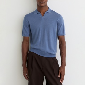Duchie Knitted Polo Sweater