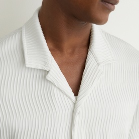 Aleo Textured Wave Casual Shirt