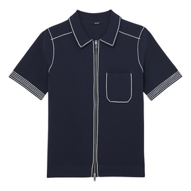 Blake Zip Knitted Casual Shirt