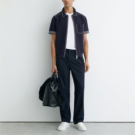 Blake Zip Knitted Casual Shirt