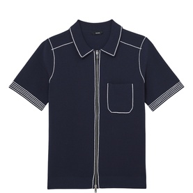 Blake Zip Knitted Casual Shirt