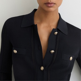 Harri Knitted Polo Shirt