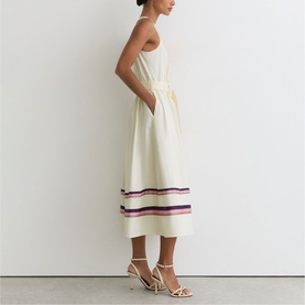 Sara Stripe-Detail Dress
