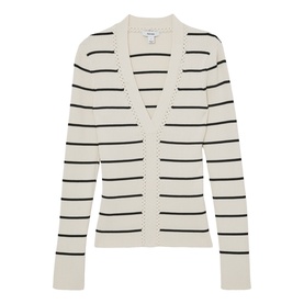 Lauralee Stripe Rib-Knit Top
