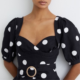 Brook Polka-Dot Wide Leg Jumpsuit