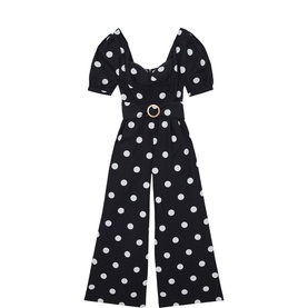 Brook Polka-Dot Wide Leg Jumpsuit