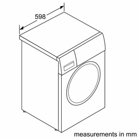 10kg Series 6 Washing Machine Front Loader White