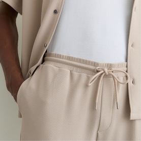 Tavolla Textured Drawstring Shorts