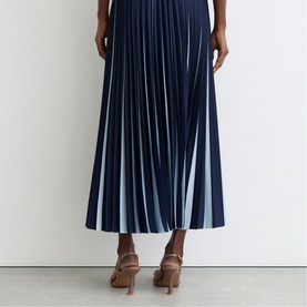 Serena Contrast Pleated Skirt