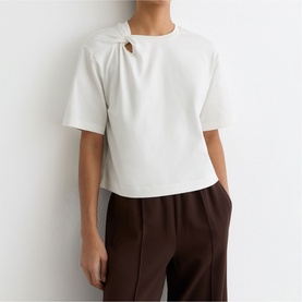 Esme Twist Detail Boxy T-Shirt