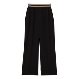 Sonnie Stripe Detail Wide-Leg Trousers
