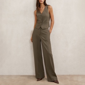 Solene Wide Leg Suit Trousers