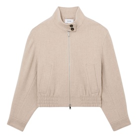 Elodie Wool Bomber Jacket