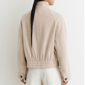 Elodie Wool Bomber Jacket
