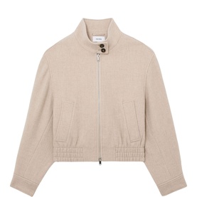Elodie Wool Bomber Jacket