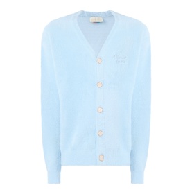 Logo Brushed Cardigan