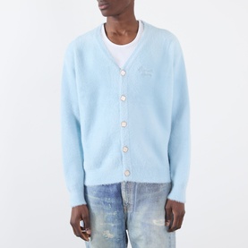 Logo Brushed Cardigan