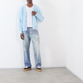 Logo Brushed Cardigan