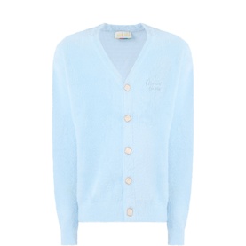 Logo Brushed Cardigan